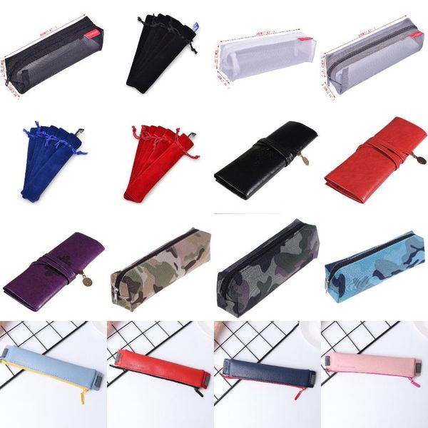 pencil bags cute kawaii canvas pu leather elastic buckle case high capacity pen for girls gift school supplies korean stationery
pencil bags cute kawaii canvas pu leather elastic buckle case high capacity pen for girls gift school supplies korean stationery