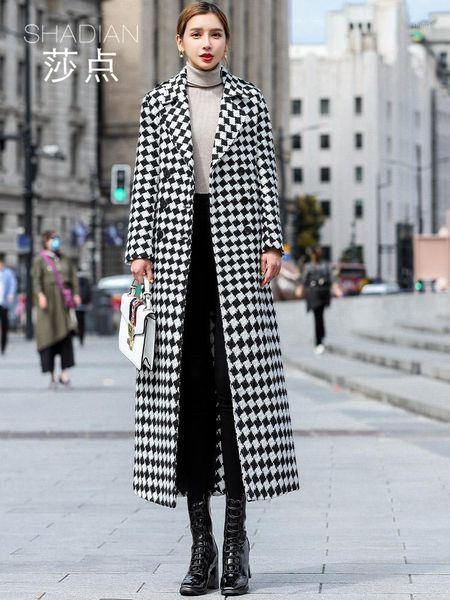 plaid coat women's middle and long korean autumn winter hepburn high end in 2021 wool & blends, Black
plaid coat women's middle and long korean autumn winter hepburn high end in 2021 wool & blends, Black