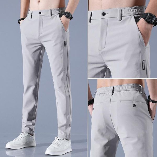 men's pants 2021 summer men's casual men trousers male pant slim fit work elastic waist green grey light thin cool 28-38, Black
men's pants 2021 summer men's casual men trousers male pant slim fit work elastic waist green grey light thin cool 28-38, Black