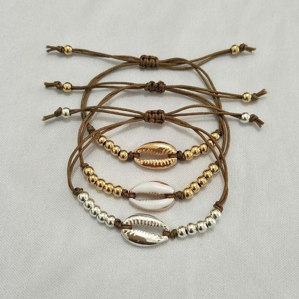 gold silver color cowrie shell charm bracelet for women bead strand bracelet delicate rope chain bracelets bohemia beach jewelry, Golden;silver
gold silver color cowrie shell charm bracelet for women bead strand bracelet delicate rope chain bracelets bohemia beach jewelry, Golden;silver