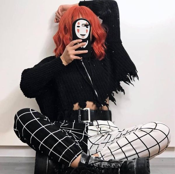 women's pants & capris women black and white check cargo long plaid high waist elastic 2021 arrival, Black;white
women's pants & capris women black and white check cargo long plaid high waist elastic 2021 arrival, Black;white