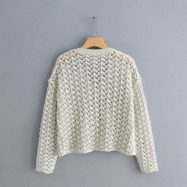 sweaters v-neck long sleeve hollow texture knit single-breasted chic women's harajuku korean sunscreen female sweater, White;black
sweaters v-neck long sleeve hollow texture knit single-breasted chic women's harajuku korean sunscreen female sweater, White;black