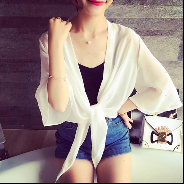 womenv short chiffon shawl womens blouses wraps summer beach sun uv cloth lady blouse bolero flapper elegant blusas, White
womenv short chiffon shawl womens blouses wraps summer beach sun uv cloth lady blouse bolero flapper elegant blusas, White