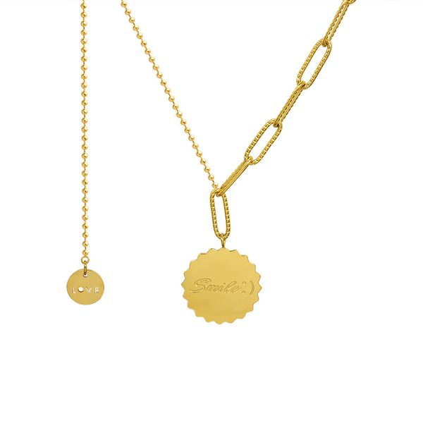 gear letter tassel necklace titanium steel plated 18k real gold filled jewelry hypoallergenic women accessories trendy pendant necklaces for, Silver
gear letter tassel necklace titanium steel plated 18k real gold filled jewelry hypoallergenic women accessories trendy pendant necklaces for, Silver