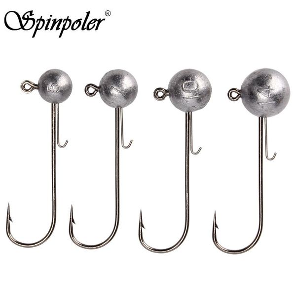 fishing hooks 4pcs spinpoler weedless jig head sinker 5g/7g/10g/14g metal lure swim jigheads bass round ball
fishing hooks 4pcs spinpoler weedless jig head sinker 5g/7g/10g/14g metal lure swim jigheads bass round ball