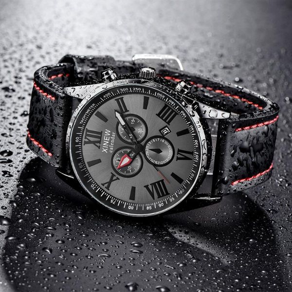 wristwatches vintage men waterproof gift leather band sports date analog alloy military quartz watch clock relojes para mujer s, Slivery;brown
wristwatches vintage men waterproof gift leather band sports date analog alloy military quartz watch clock relojes para mujer s, Slivery;brown