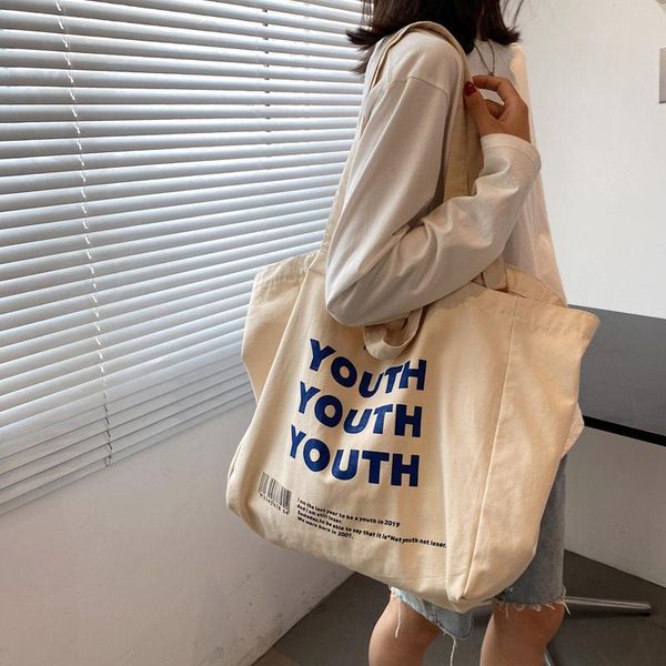 evening bags korean literature and art simple english letter shoulder canvas bag student large-capacity portable supermarket shopping
evening bags korean literature and art simple english letter shoulder canvas bag student large-capacity portable supermarket shopping