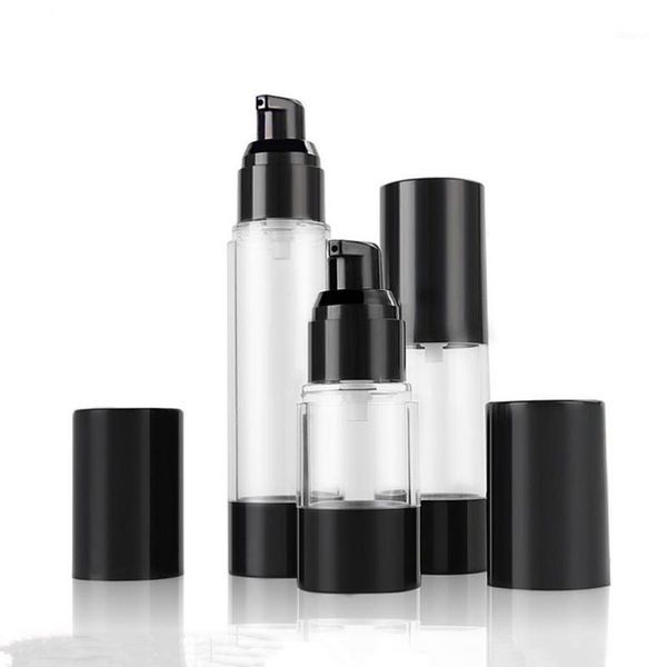 storage bottles & jars 100pcs 15ml 30ml 50ml black airless bottle emulsion lotion pump portable for cream foundation essence oil
storage bottles & jars 100pcs 15ml 30ml 50ml black airless bottle emulsion lotion pump portable for cream foundation essence oil