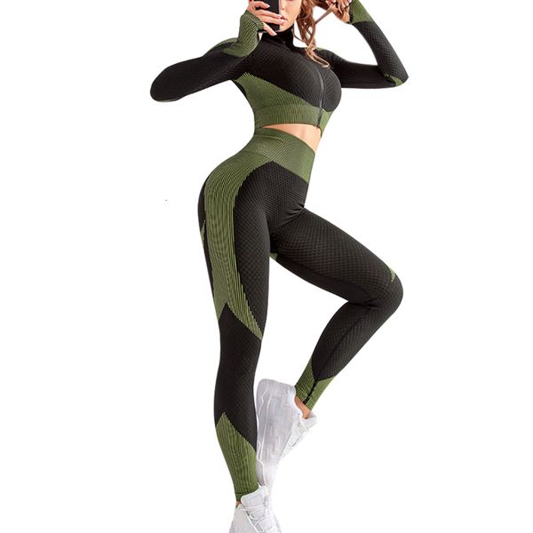 two piece dress seamless sports suit fashion slim color block 2 pcs sets zipper long sleeves outwear and stretchy fitness pants suits dhjh, White
two piece dress seamless sports suit fashion slim color block 2 pcs sets zipper long sleeves outwear and stretchy fitness pants suits dhjh, White