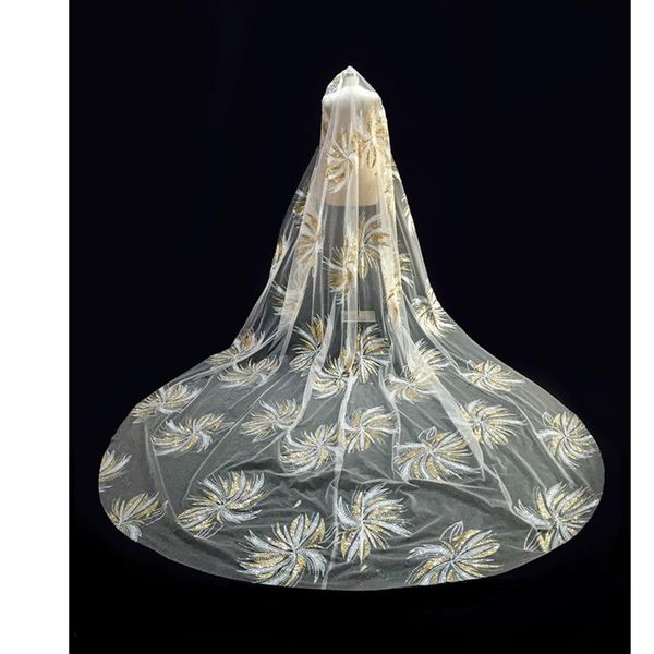 bridal veils mingli tengda sparkling sequins long tail bronzing bride wedding accessories gold luxury bling cathedral veil velo, Black
bridal veils mingli tengda sparkling sequins long tail bronzing bride wedding accessories gold luxury bling cathedral veil velo, Black