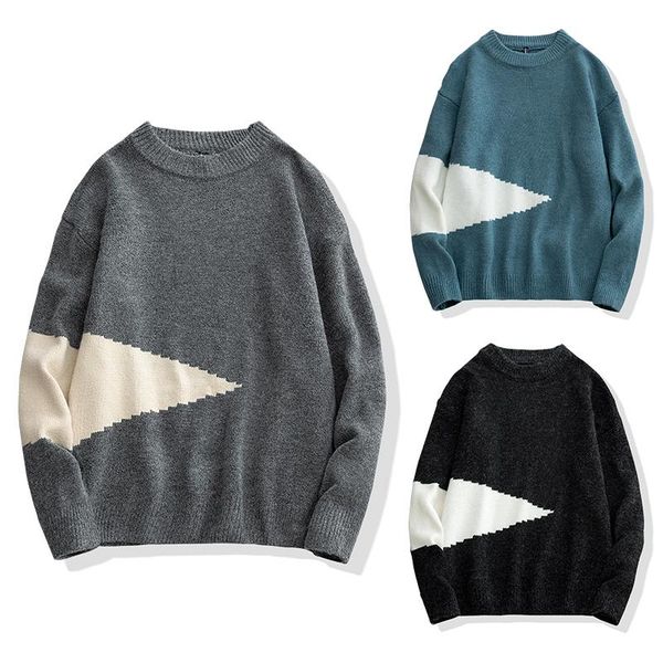 men's sweaters men autumn fashion loose oversize thick o-neck casual sweater winter warm harajuku pullover, White;black
men's sweaters men autumn fashion loose oversize thick o-neck casual sweater winter warm harajuku pullover, White;black