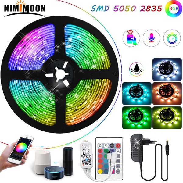 strips wifi controller led strip light rgb 2835 waterproof dc12v flexible ribbon diode bluetooth control tape for room decoration
strips wifi controller led strip light rgb 2835 waterproof dc12v flexible ribbon diode bluetooth control tape for room decoration