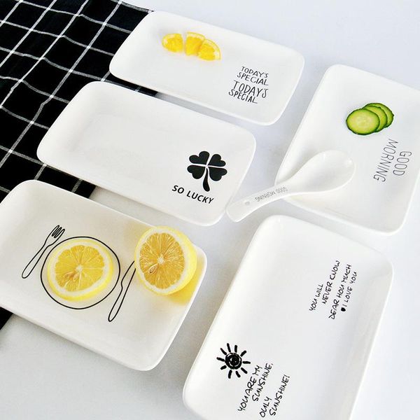 dishes & plates nordic ceramics breakfast tableware rectangle salad fruit plate ceramic porcelain dessert tray nuts snack dish
dishes & plates nordic ceramics breakfast tableware rectangle salad fruit plate ceramic porcelain dessert tray nuts snack dish