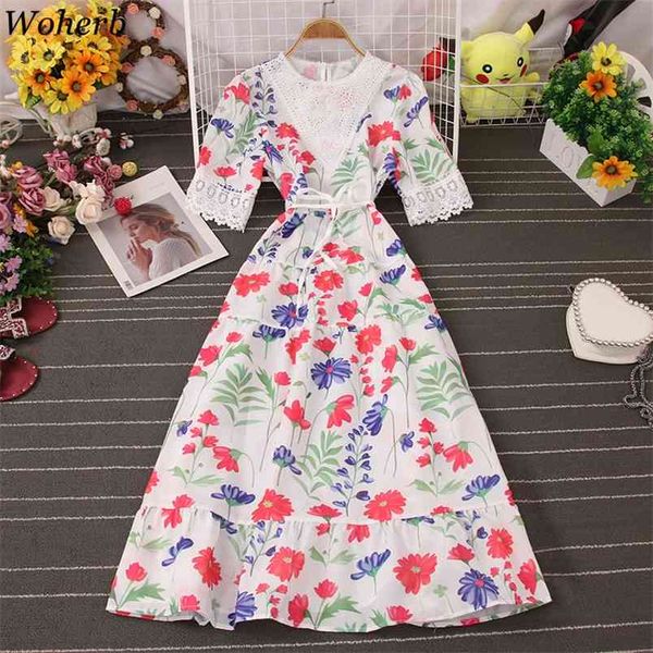 women beach dress summer lace hollow out vintage floral printed dresses woman ruffle long robe korean chic 210519, Black;gray
women beach dress summer lace hollow out vintage floral printed dresses woman ruffle long robe korean chic 210519, Black;gray