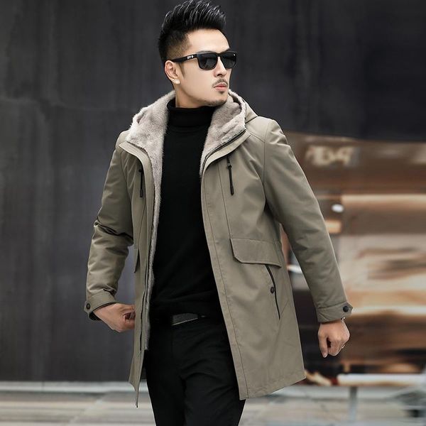 men's leather & faux natural fur coats 2021 winter hooded mink liner jackets men high-end black warm thick parkas casaco masculino inve
men's leather & faux natural fur coats 2021 winter hooded mink liner jackets men high-end black warm thick parkas casaco masculino inve