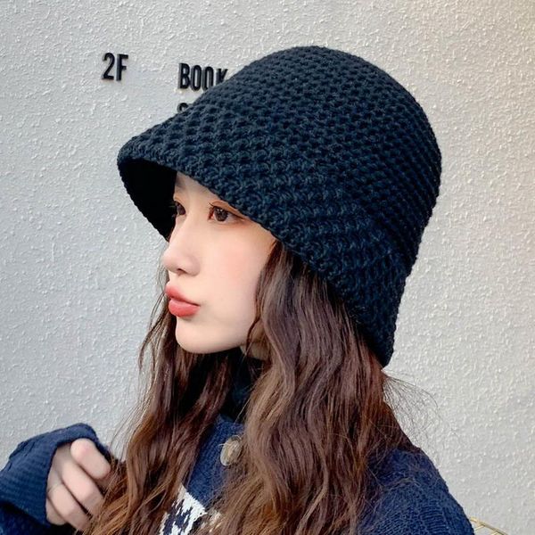 wide brim hats 2021 winter knitted panama hat women fashion colour warm breathable bucket female outdoor basin sunscreen sun caps, Blue;gray
wide brim hats 2021 winter knitted panama hat women fashion colour warm breathable bucket female outdoor basin sunscreen sun caps, Blue;gray