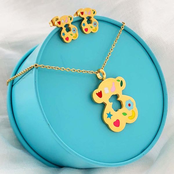 stainless steel jewelry set colorful dripping oil necklace earrings bear hollow pendant flower moon peach heart fruit gold silver
stainless steel jewelry set colorful dripping oil necklace earrings bear hollow pendant flower moon peach heart fruit gold silver