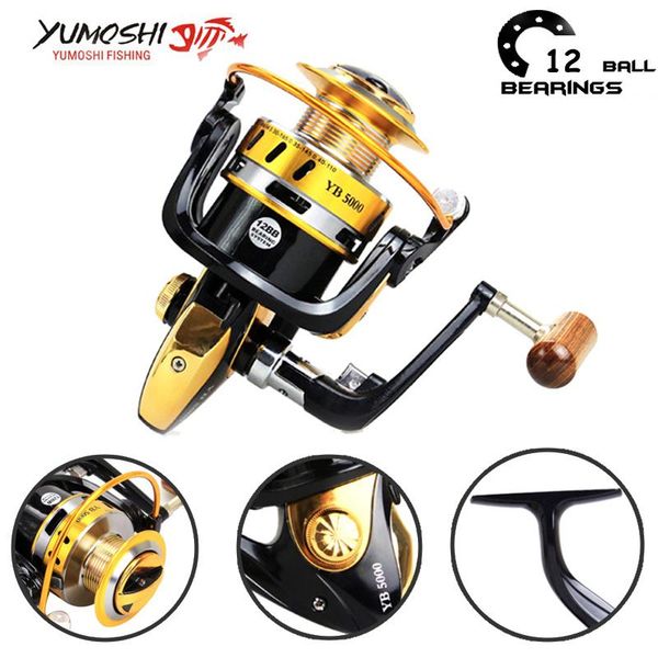 baitcasting reels yumoshi 12bb yb2000-7000 5.5:1 fishing feeder carp metal folding rocker spinning reel carretilha de pesca molinete shimano
baitcasting reels yumoshi 12bb yb2000-7000 5.5:1 fishing feeder carp metal folding rocker spinning reel carretilha de pesca molinete shimano