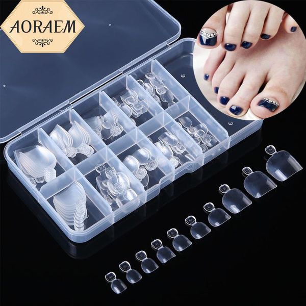 false nails aoraem 100pcs toe clear acrylic manicure nail tips for toes natural artificial tool salon supply, Red;gold
false nails aoraem 100pcs toe clear acrylic manicure nail tips for toes natural artificial tool salon supply, Red;gold