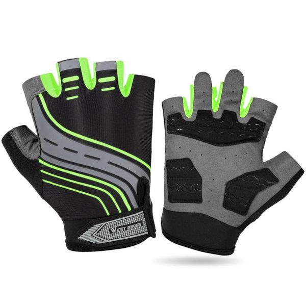 breathable anti-slip half finger gel cycling glove equipment entertainment gloves, Black
breathable anti-slip half finger gel cycling glove equipment entertainment gloves, Black