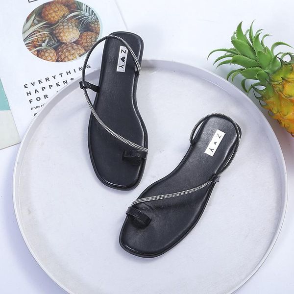 sandals summer women 2021 casual flat shoes fashion handmade outdoor beach thin strap sequins ladies simple, Black
sandals summer women 2021 casual flat shoes fashion handmade outdoor beach thin strap sequins ladies simple, Black