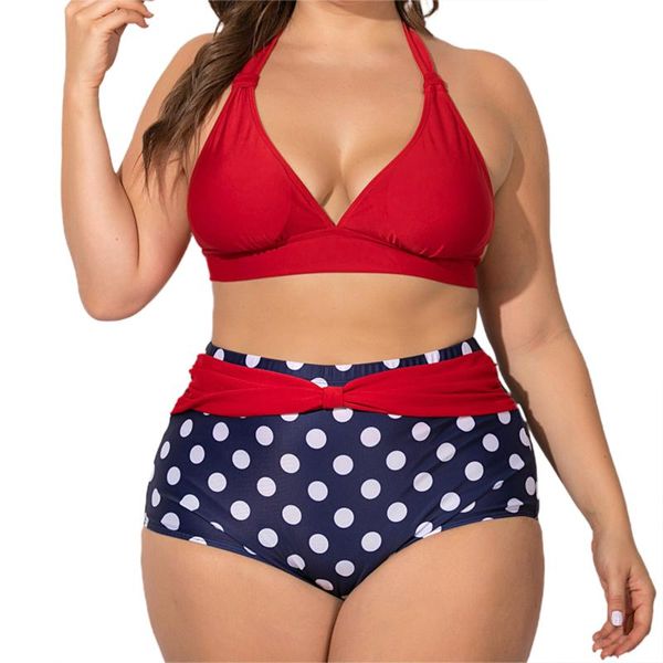 two-piece suits 2021 women plus size polka dot bikini halter double color bathing swimsuit beachwear swimwear swim suit romwe
two-piece suits 2021 women plus size polka dot bikini halter double color bathing swimsuit beachwear swimwear swim suit romwe