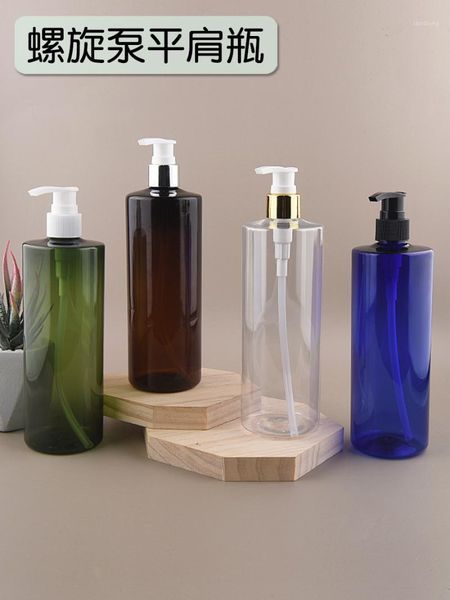 storage bottles & jars 500ml empty cosmetic lotion pump bottle green,blue,clear,brown shampoo refillable body wash vials shower gel 10pcs
storage bottles & jars 500ml empty cosmetic lotion pump bottle green,blue,clear,brown shampoo refillable body wash vials shower gel 10pcs