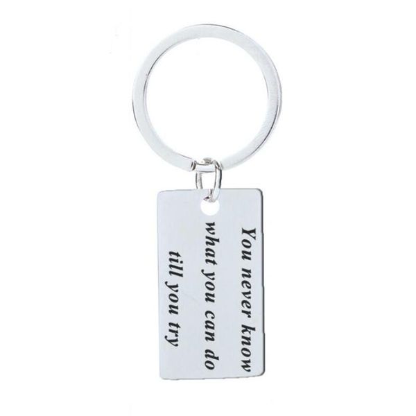 keychains inspirational tag keychain custom you never know what can do till try charm stainless steel car key ring, Silver
keychains inspirational tag keychain custom you never know what can do till try charm stainless steel car key ring, Silver