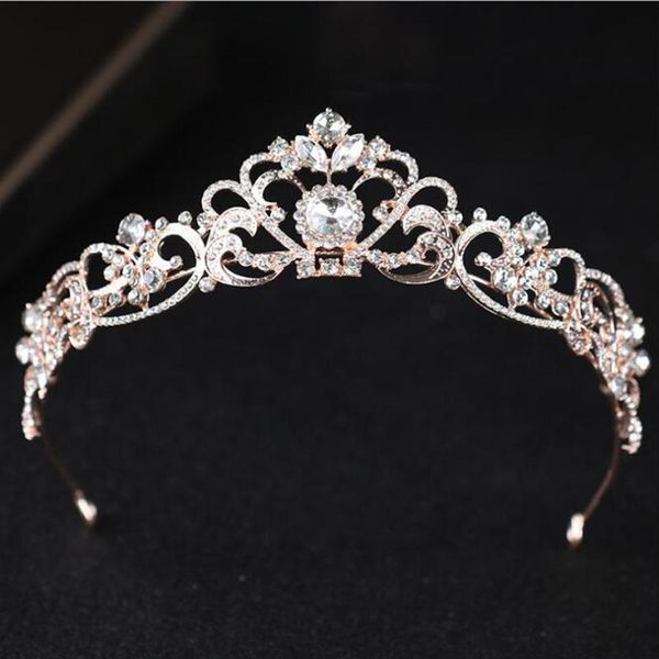 hair clips & barrettes luxury rose gold silver-plate bridal crowns handmade tiara bride crystal wedding diadem queen crown accessories, Golden;silver
hair clips & barrettes luxury rose gold silver-plate bridal crowns handmade tiara bride crystal wedding diadem queen crown accessories, Golden;silver
