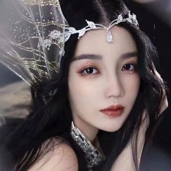 headpieces crown headband korean bridal forehead ornaments diamond wedding tiara full jewelry hair hoop, Silver
headpieces crown headband korean bridal forehead ornaments diamond wedding tiara full jewelry hair hoop, Silver
