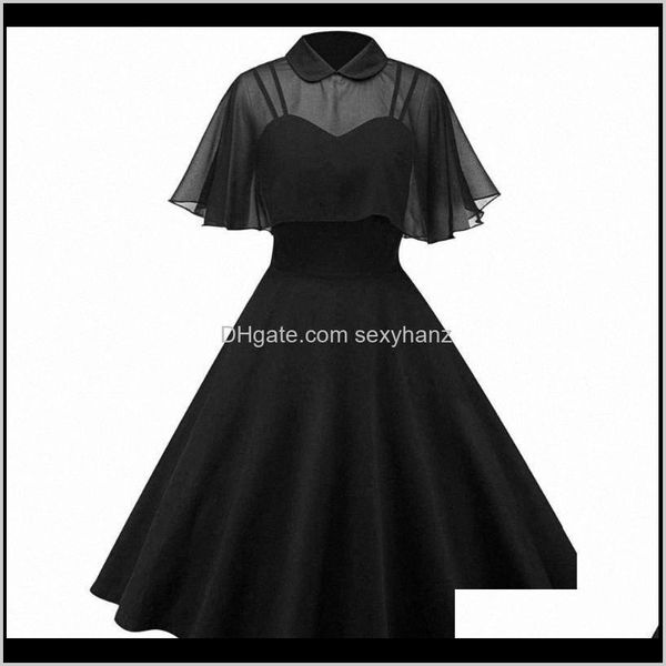 casual womens clothing apparel drop delivery 2021 women vintage gothic cape black dress autumn two piece mesh cloak sleeves peter pan collar, Black;gray
casual womens clothing apparel drop delivery 2021 women vintage gothic cape black dress autumn two piece mesh cloak sleeves peter pan collar, Black;gray