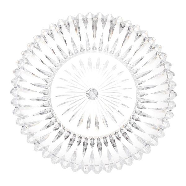 dishes & plates 1pc transparent fruit plate holder candy storage container