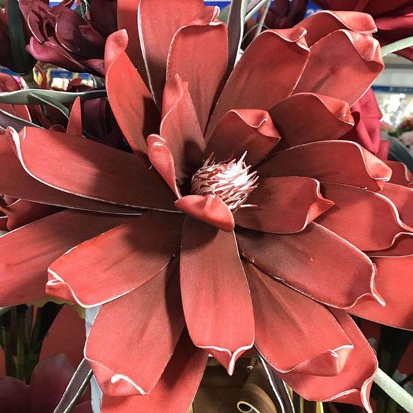 artificial large magnolia foam fake flower simulation head for wedding background wall home decoration decorative flowers & wreaths
artificial large magnolia foam fake flower simulation head for wedding background wall home decoration decorative flowers & wreaths