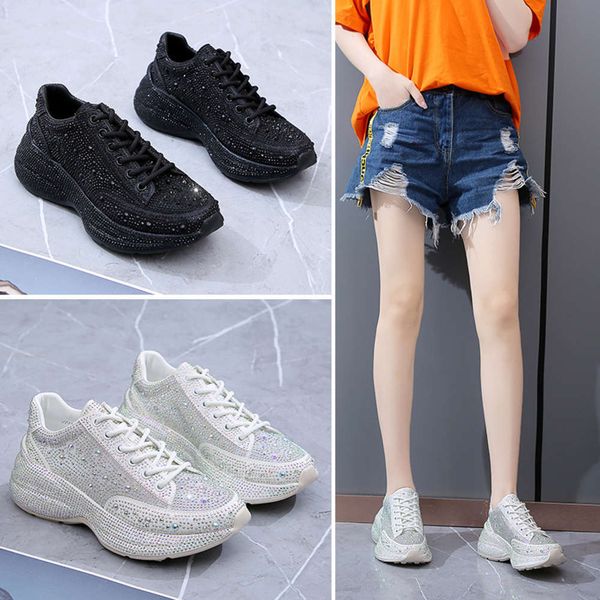 casual shoes 2021 spring and summer new water drill net shoes for women 63xy, Black