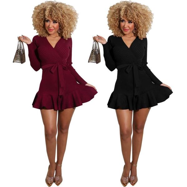 autumn/winter fashion women's wear pleated solid-color long-sleeved dress party club outfit casual dresses, Black;gray
autumn/winter fashion women's wear pleated solid-color long-sleeved dress party club outfit casual dresses, Black;gray