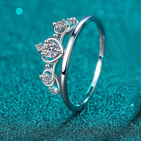 sterling silver moissanite diamond love queen engagement women ring adjustable for jewelry gift cluster rings, Golden;silver
sterling silver moissanite diamond love queen engagement women ring adjustable for jewelry gift cluster rings, Golden;silver