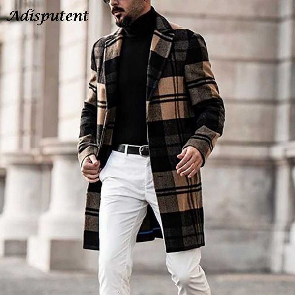 plaid coat men autumn winter jacket business trench coat men casual jacket vintage luxury long coat men clothes large streetwear 211011, Tan;black
plaid coat men autumn winter jacket business trench coat men casual jacket vintage luxury long coat men clothes large streetwear 211011, Tan;black