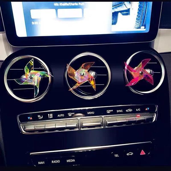 car perfume creative dazzle color windmill air outlet clip conditioning aroma inside the decoration interior decorations
car perfume creative dazzle color windmill air outlet clip conditioning aroma inside the decoration interior decorations