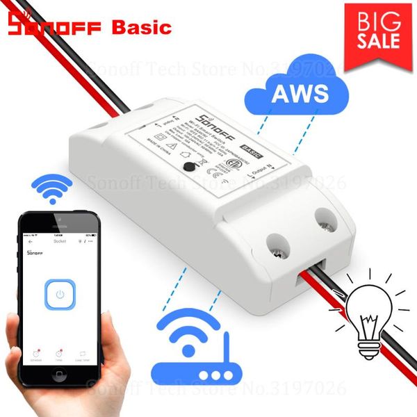 smart home control itead sonoff basic r2 wifi diy wireless remote switch domotica light controller module work with alexa google
smart home control itead sonoff basic r2 wifi diy wireless remote switch domotica light controller module work with alexa google