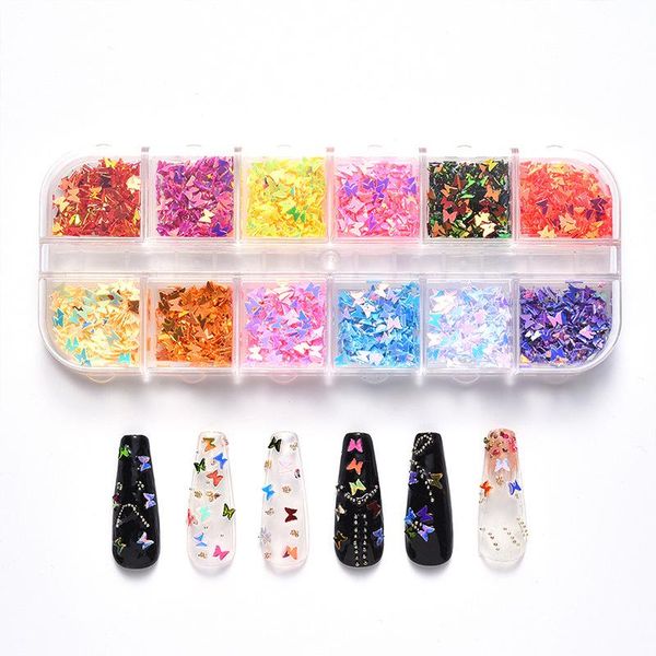nail art decorations holographic glitter butterfly sequins paillette mixed colors 3d flakes slices spangle manicure accessories, Silver;gold
nail art decorations holographic glitter butterfly sequins paillette mixed colors 3d flakes slices spangle manicure accessories, Silver;gold