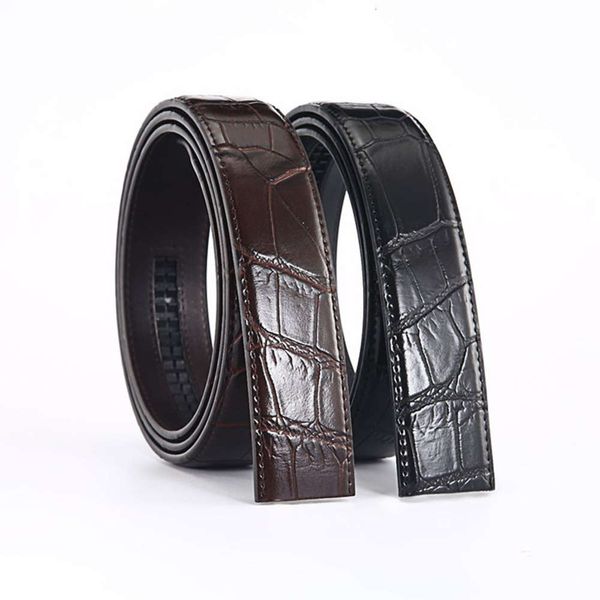 belt pattern button less leather belt for men, Black;brown 
belt pattern button less leather belt for men, Black;brown