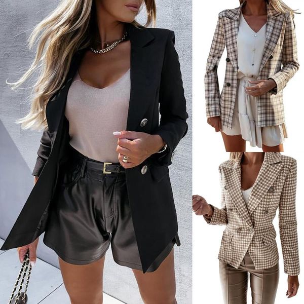 women's jackets arrival autumn jacket warm fashion overcoat office coat casual outwear elegance ladies suit 2021, Black;brown
women's jackets arrival autumn jacket warm fashion overcoat office coat casual outwear elegance ladies suit 2021, Black;brown