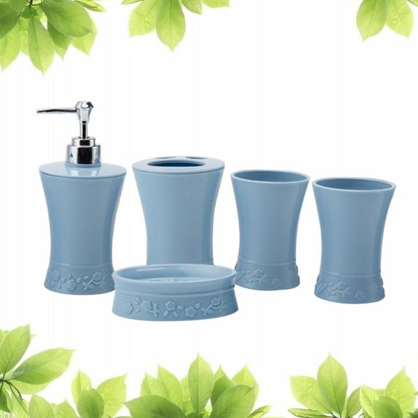 5pcs/set plastic bath accessories kit cups toothbrush holder soap dish dispenser bathroom suit (blue) accessory set
5pcs/set plastic bath accessories kit cups toothbrush holder soap dish dispenser bathroom suit (blue) accessory set