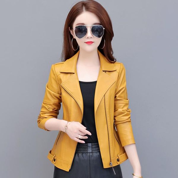 women's leather & faux 4xl plus size pu jacket women 2021 motorcycle coat short slim spring autumn coats female jackets black
women's leather & faux 4xl plus size pu jacket women 2021 motorcycle coat short slim spring autumn coats female jackets black