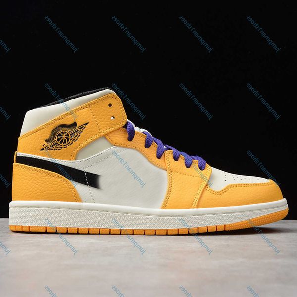 (boxed) men's jumpman 1 basketball shoes women's laker yellow black recreational sports
(boxed) men's jumpman 1 basketball shoes women's laker yellow black recreational sports
