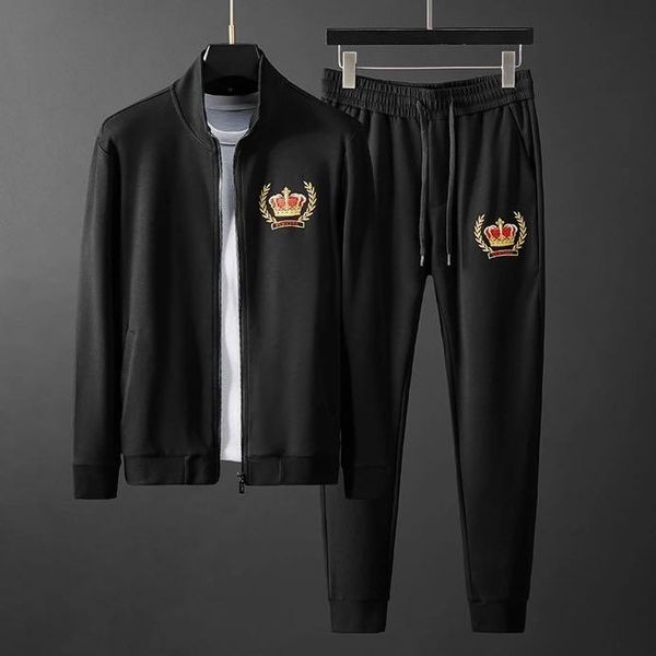 men's tracksuits hk10117 fashion sets 2021 runway luxury european design party style clothing, Gray
men's tracksuits hk10117 fashion sets 2021 runway luxury european design party style clothing, Gray