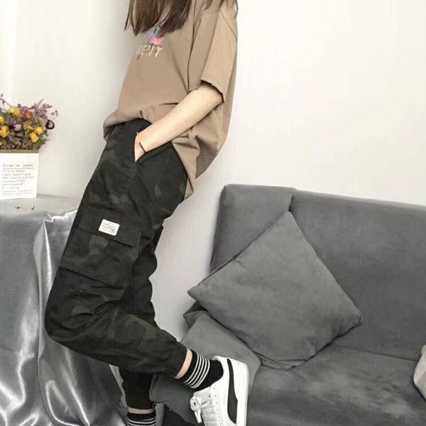 women's pants & capris 4xl black camouflage women slim funny ladies military trousers print elastic waist fashion casual cargo pant fem, Black;white
women's pants & capris 4xl black camouflage women slim funny ladies military trousers print elastic waist fashion casual cargo pant fem, Black;white