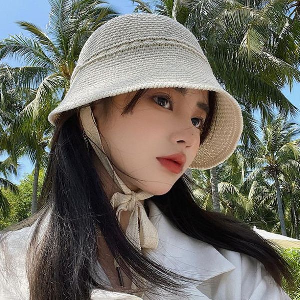 wide brim hats women summer knitting hollow bucket hat kpop outdoor solid color beach fisherman casual sunscreen simple design panama, Blue;gray
wide brim hats women summer knitting hollow bucket hat kpop outdoor solid color beach fisherman casual sunscreen simple design panama, Blue;gray