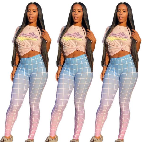 women's leggings plaid pants fashion gradient color low waist skinny long trousers casual womens homewear women designer cl wy2d, Black 
women's leggings plaid pants fashion gradient color low waist skinny long trousers casual womens homewear women designer cl wy2d, Black