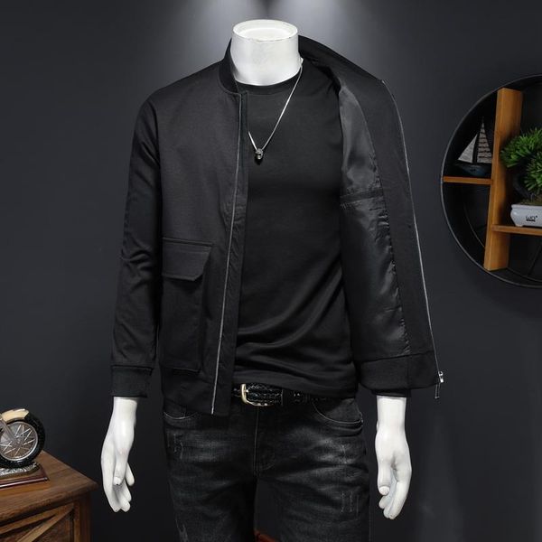 autumn jacket men's korean version of the slim baseball collar simple and versatile youth original jackets, Black;brown
autumn jacket men's korean version of the slim baseball collar simple and versatile youth original jackets, Black;brown